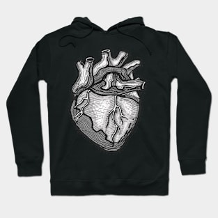 Human heart illustration Hoodie